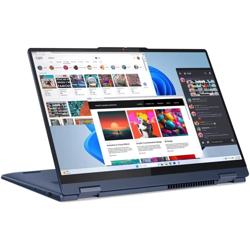 Ноутбук Lenovo IdeaPad 5 2-in-1 16IRU9 (83DU0001US): Процессор Intel Core 5 120U (1.4 - 5.0 ГГц) / 10 - ядерный