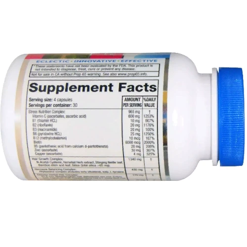 RidgeCrest Herbals Hair ReVive, 120 Capsules (RCH305)