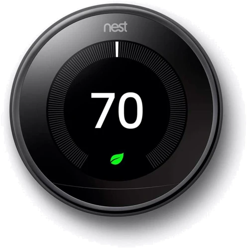 Nest Learning Thermostat 3nd Generation Mirror Black (T3018US)