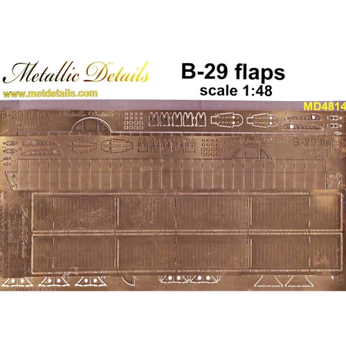 Фототравлення Metallic Details для глибокої деталізації літака B-29 Superfortess (MD-PE4814)