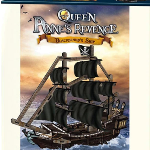 3D пазл CubicFun Корабель Помста королеви Анни (T4035h)