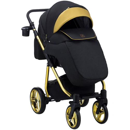 Коляска 2 в 1 Adamex Barcelona Polar (Gold) BR619 (624635): Материал колес полиуретан