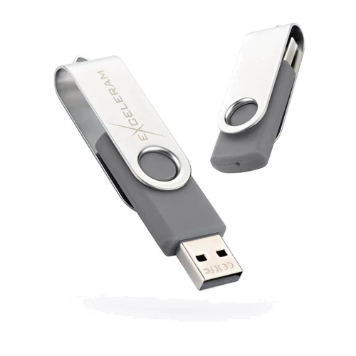 USB-флешка eXceleram 32GB P1 Series USB 2.0 Silver/Grey (EXP1U2SIG32) фото 5
