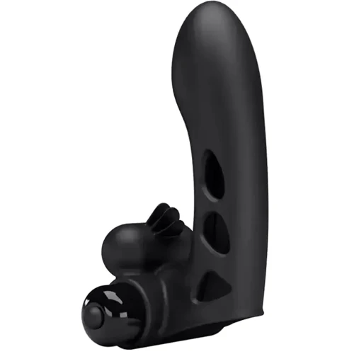 Клиторальный стимулятор на палец Pretty Love - Orlando Finger Black, BI-014836