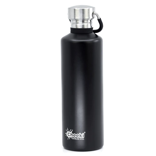 Бутылка для воды Cheeki Classic Single Wall 750 мл Matte Black