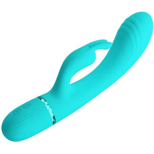 Вибромассажер для стимуляции точки G и клитора LYBAILE Pretty Love Gcocco Light green (BW-500060-1)