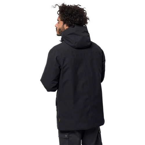 Куртка Jack Wolfskin West Coast Jacket 1110811-6000 48 чорна зимова з капюшоном: Довжина рукава Довгий