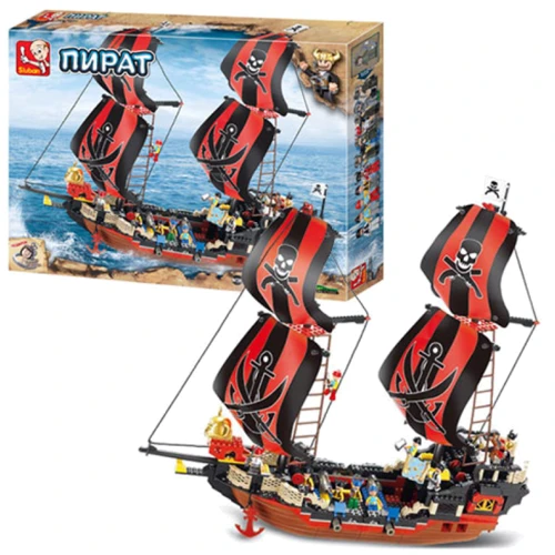 Конструктор SLUBAN Корабль 632 деталей (M38-B0129)