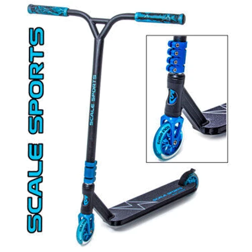 Трюковый самокат Scale Sports Adrenaline 110 mm Синий (1260070396): Количество колес 2