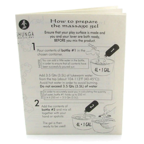 Гель для масажу Shunga ORIENTAL BODY-TO-BODY - Sparkling Strawberry Wine (2 x 225 мл)