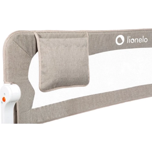 Захисний бар'єр для ліжка Lionelo Eva Beige Melange, бежевий фото 4
