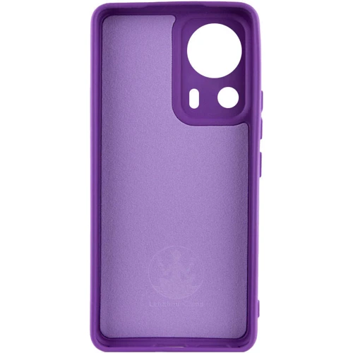 Аксессуар для смартфона Lakshmi Case Silicone Cover Full Camera Purple for Xiaomi 13 Lite: Материал силикон