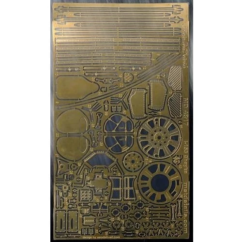 Фототравление Metallic Details для самолета И-153 (ICM) MD-PE4817