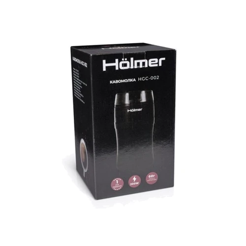 Кофемолка Holmer HGC-002: Вместимость, г 60