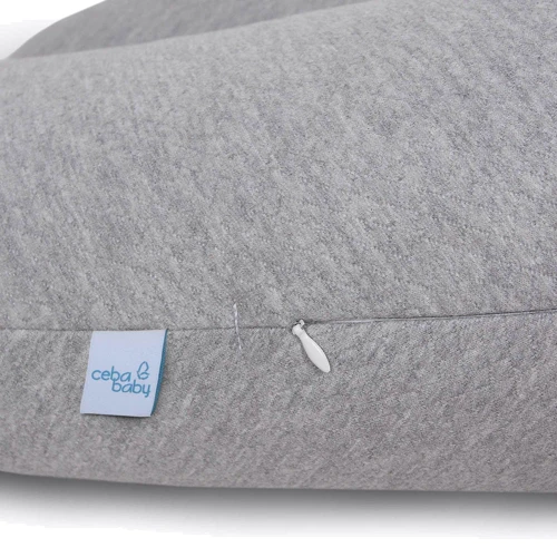 Подушка для беременных Ceba Physio Multi Flexi Caro Light Grey светло-серая (W-706-000-261): Цвет серый