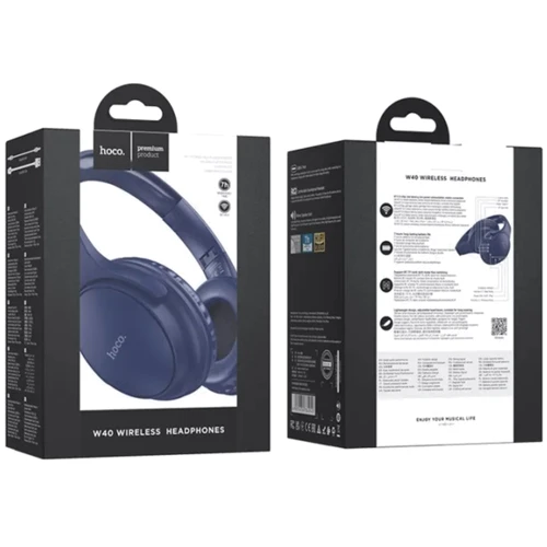 Навушники Hoco W40 Mighty Blue фото 5