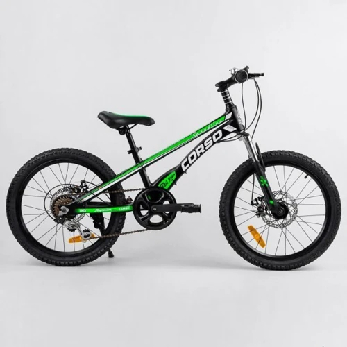 Велосипед Corso Speedline MG-74290 (зелений): Діаметр коліс, дюймів 20