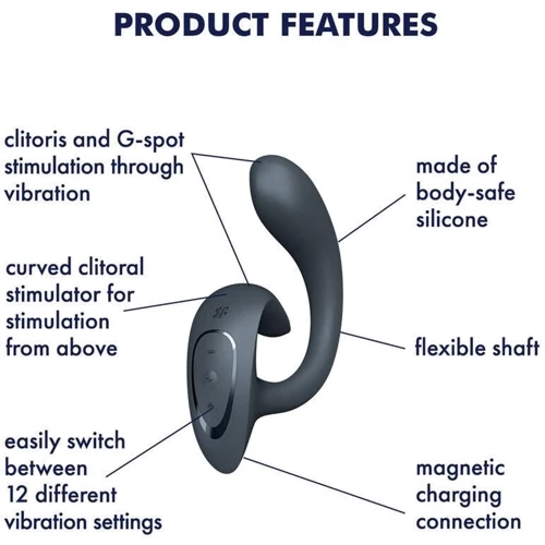 Вибратор Satisfyer G for Goddess 1 Dark Grey