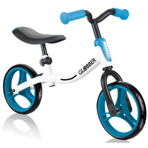 Беговел GLOBBER серии GO BIKE, белый-синий, до 20кг, 2+, 2 колеса фото 6