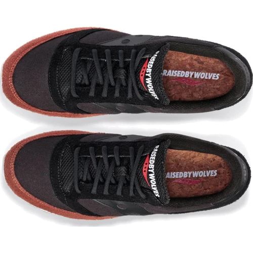 Кроссовки Saucony Raised by Wolves JAZZ 81 (70737-1s) 43 (10) черные натуральная замша демисезон: Вид Кроссовки
