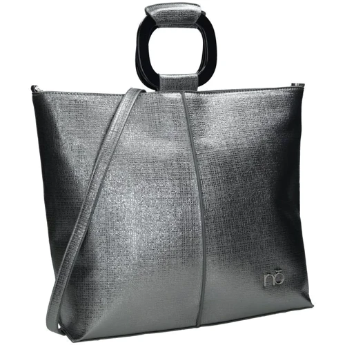 Жіноча сумка тоут Nobo срібляста (NBAG-H1150-C019): Стать жіночий
