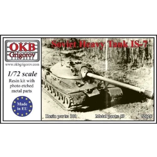 Модель OKB Grigorov Советский тяжелый танк ИС-7 (OKB-V72025)