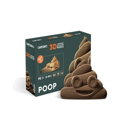 Картонный конструктор Cartonic 3D Puzzle POOP
