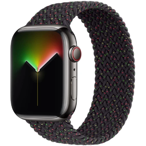Аксессуар для Watch Apple Solo Loop Unity Braided Black Size 6 (MMWF3) for Apple Watch 38/40/41mm