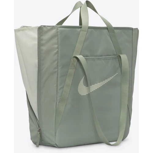 Сумка женская Nike NK Gym Tote 28L серая 41x33x13 см (DR7217-370): Объем 28 л