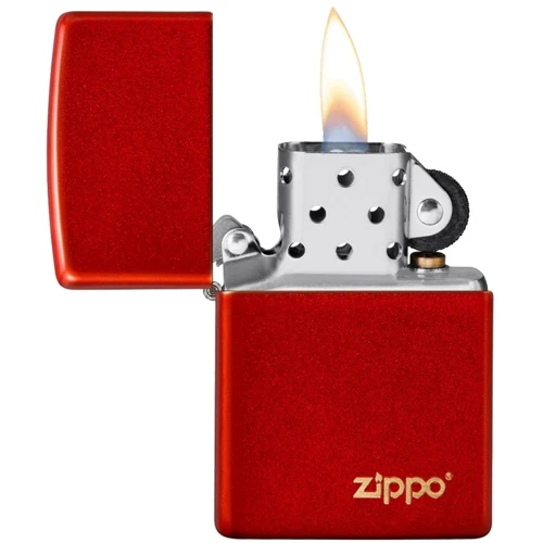 Запальничка Zippo 49475 Anodized Red Zippo Lasered (49475 ZL) фото 2