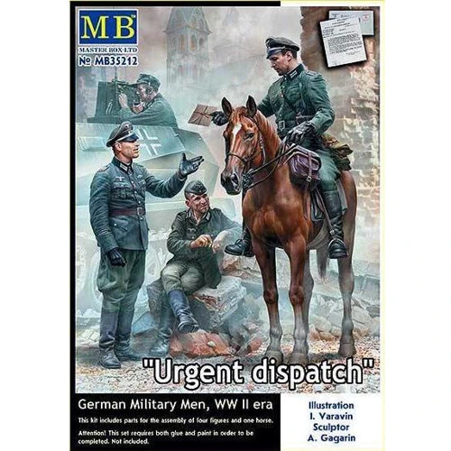 Набор фигурок Master Box Немецкие военнослужащие, период Второй мировой войны (MB35212)
