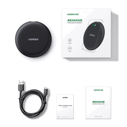 Зарядное устройство Ugreen Wireless Charging Pad CD186 15W Black (80537) фото 11