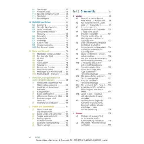 Deutsch üben: Wortschatz und Grammatik B2: ISBN 9783194274938, 978-3-19-427493-8