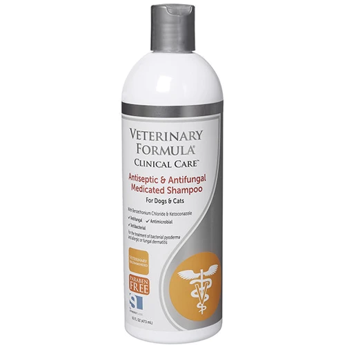 Шампунь Veterinary Formula Antiseptic&Antifungal Shampoo антисептический и противогрибковый для собак и котов 3.79 л (41080)