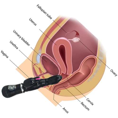 Вибратор кролик NDS 7329-4 Black (22111)