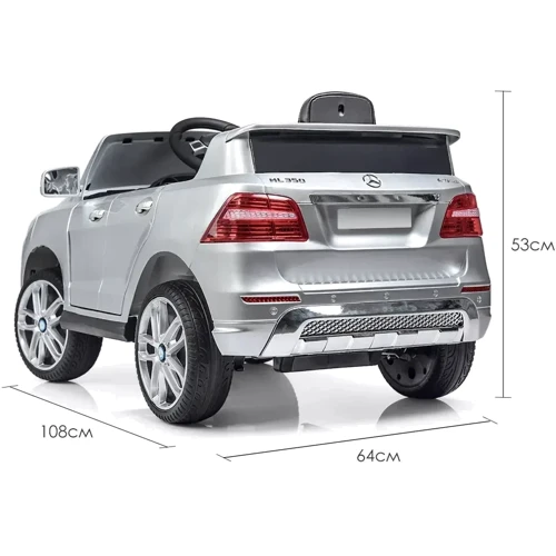 Детский электромобиль Джип Bambi Racer Mercedes Benz, серый (M 3568EBLRS-11) фото 9