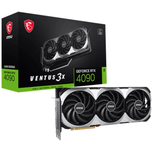 Видеокарта MSI Nvidia GeForce RTX 4090 VENTUS 3X E 24G: Интерфейс PCI Express 4.0 x16