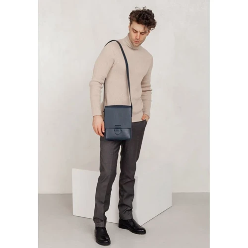 Мужская сумка планшет BlankNote синяя (BN-BAG-18-navy-blue): Страна производитель Украина