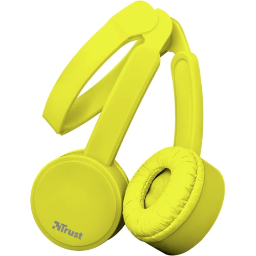 Наушники Trust Nano Foldable Headphones Yellow: Тип крепления оголовные