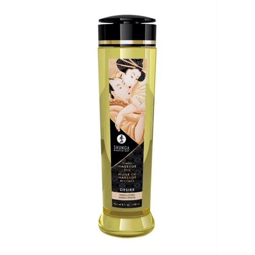Массажное масло с ароматом ванили Shunga Erotic Massage Oil Almond Vanilla, 240 мл: Тип Масло