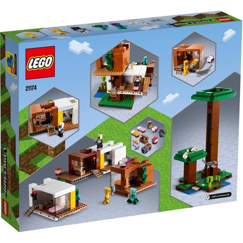 Конструктор LEGO Minecraft Сучасний будиночок на дереві (21174): Серія MINECRAFT