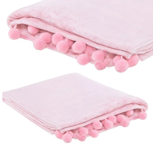 Плед Springos Extra Soft 200x220 см розовый (HA7082): Цвет розовый
