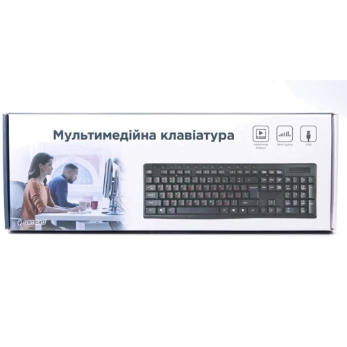 Клавиатура Gembird KB-UM-107-UA: Количество клавиш 104