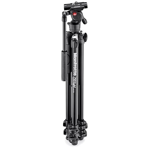 Manfrotto 290 Light Aluminum Tripod with Video Fluid Head: Максимальная нагрузка 4 кг