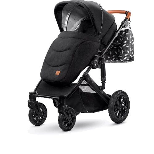 Универсальная коляска 2 в 1 Kinderkraft Prime Black + MommyBag (KKWPRIMBKMB200) фото 7