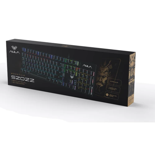 Клавиатура Aula Mechanical S2022 Black keycaps, blue switch (6948391202235): Тип клавиш механический