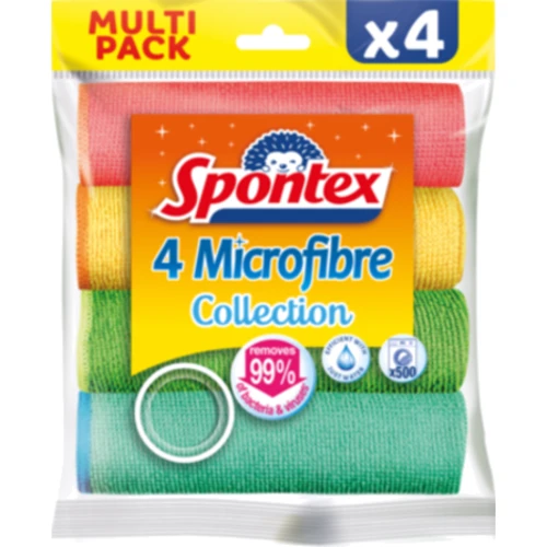 Салфетки Spontex Multi Pack4 микрофибра 4 шт. 30х30см (S23027)