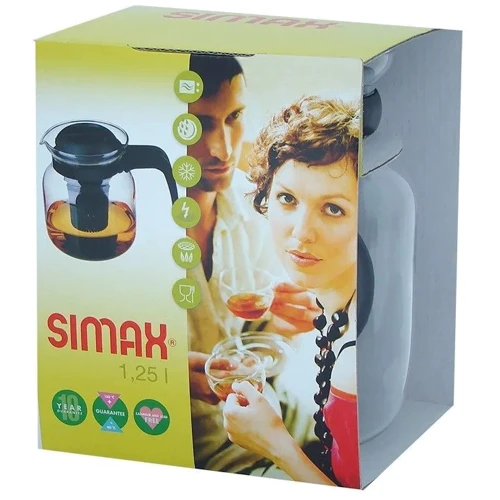 Заварочный чайник Simax MATURA c фильтром 1.25 л (3782/S): Цвет прозрачный