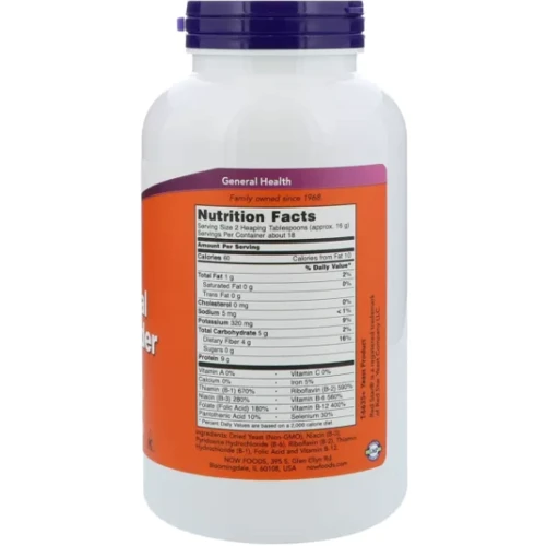 Now Foods Nutritional Yeast Пищевые дрожжи (хлопья) 284 гр: Тип Пивные дрожжи