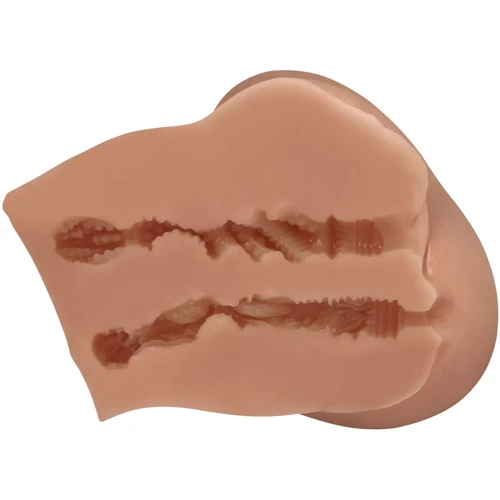 Мастурбатор вагина-анус с вибрацией LYBAILE Crazy Bull Luna Latinos soft skin (BM-009244Z-1)